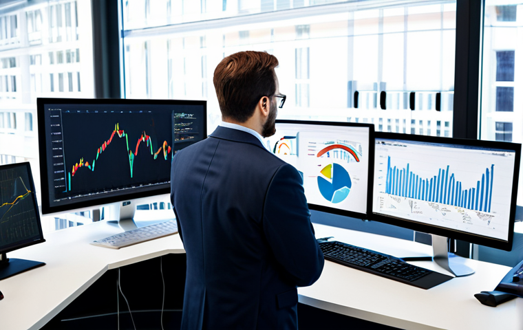 Analyzing a Company's Financial Health**
"A diverse team of financial analysts in a modern office setting, reviewing financial reports and data on large monitors. Focus on graphs showing revenue, profit, and debt. The overall atmosphere is professional and studious. fully clothed, appropriate attire, safe for work, perfect anatomy, natural proportions, professional, family-friendly, high quality."
**