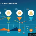Home 23 채권 투자 시 투자 타이밍의 중요성 - A detailed infographic-style image illustrating the economic cycle stages—growth, peak, recession, a...